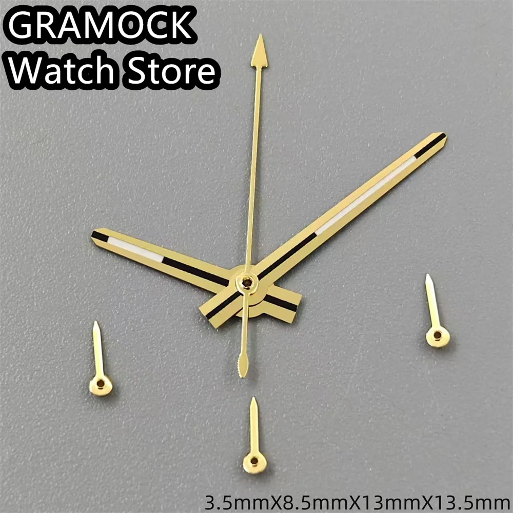 購入前にコメントお願いします　GAW Mチャンバー GRAMOCK Silver Rose Gold Red Watch Hands Green luminous 6PCS