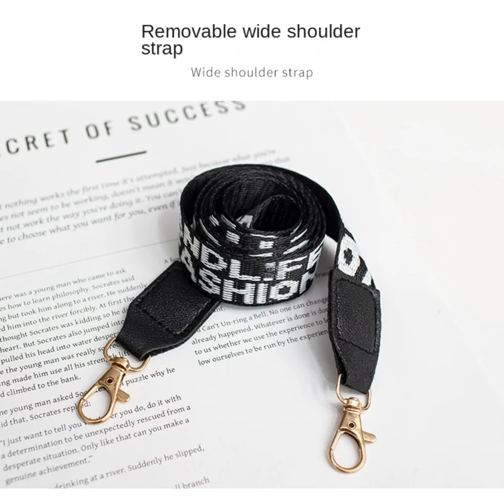 Einfache Lingge Stickerei Umhängetasche PU Leder Große Kapazität Schulter Taschen Riemen Brief Druck Designer Tasche – Detail 3