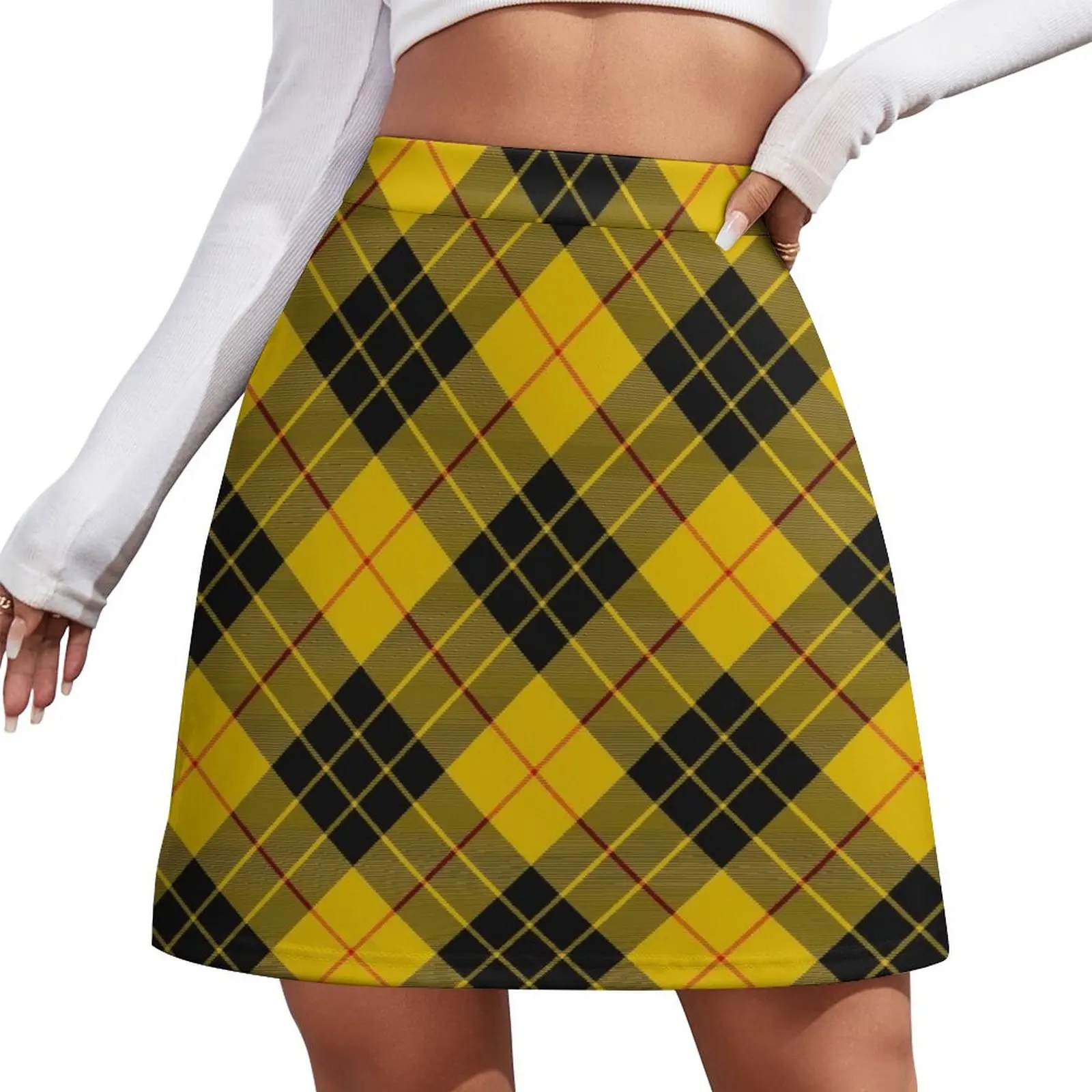 Clan MacLeod of Lewis Tartan Rotated Mini Skirt skirts for women 2024 Skirt pants Women's summer dress