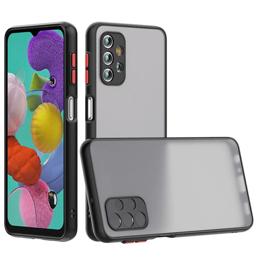 

Прозрачный чехол-бампер для Samsung Galaxy A52 A72 A51 A71 A50 A32 A21s A12 A70 S8 S10 Plus Note 10 20 S21 ultra S20 FE