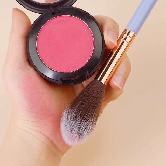1/5/10pcs Professional Blush Highlight Loose Powder Brush Portable Multifunction Soft Fiber Makeup Brush Beauty Tools