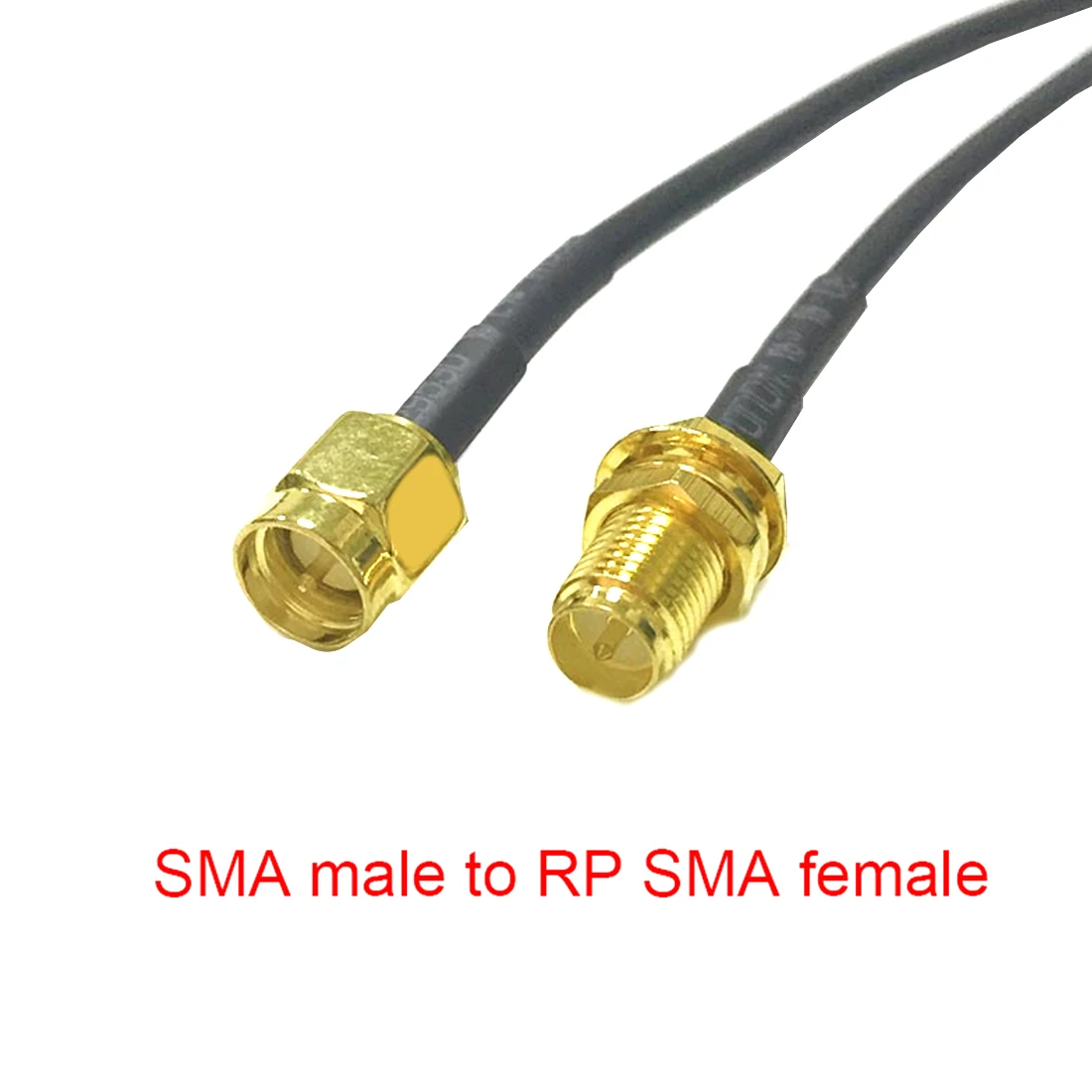 Antenna cable adapter WIFI SMA male plug female jack straight right angle RG174 10-100cm