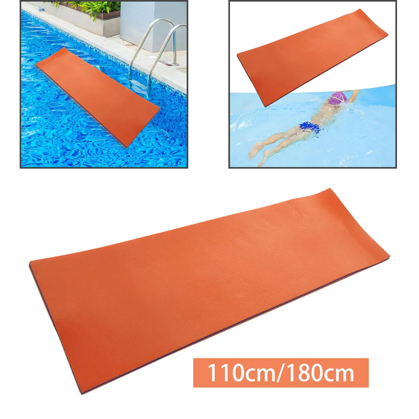 Water Floating Mat Relaxing Pool Floats Raft for River Water Parks Boating