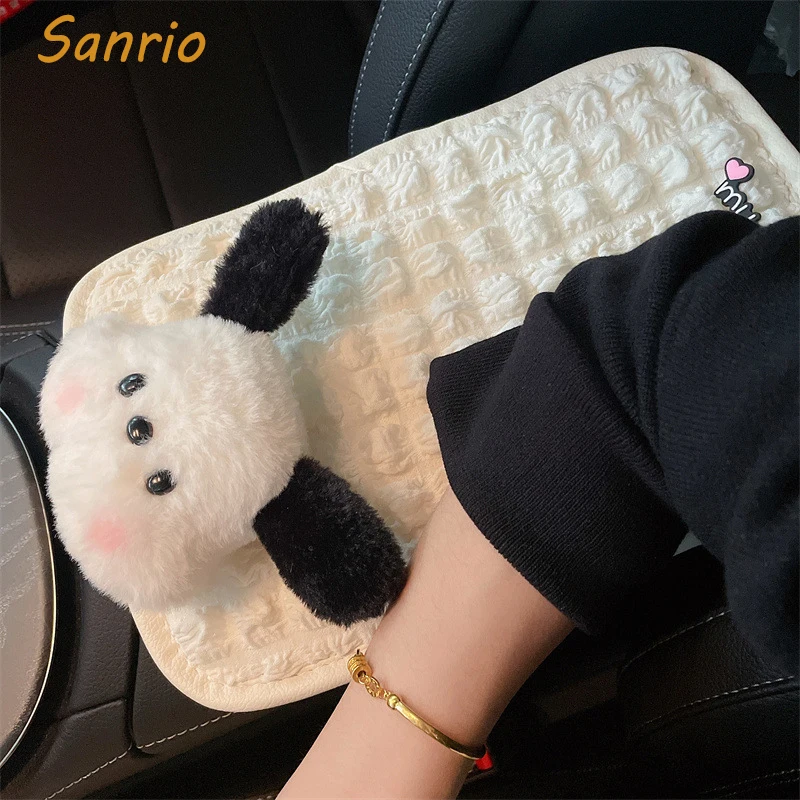 

Sanrio Pachacco Creative Car Armrest Box Mat Summer Cartoon Central Armrest Cover Kirby Universal Decoration Interior Supplies