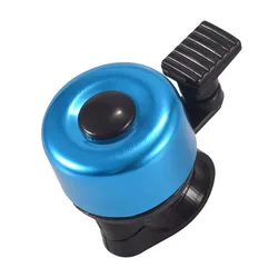 Aluminum Alloy Bicycle Bell - MTB Safety Sound Alarm for Handlebars, Cycling Warning for Children (Blue)