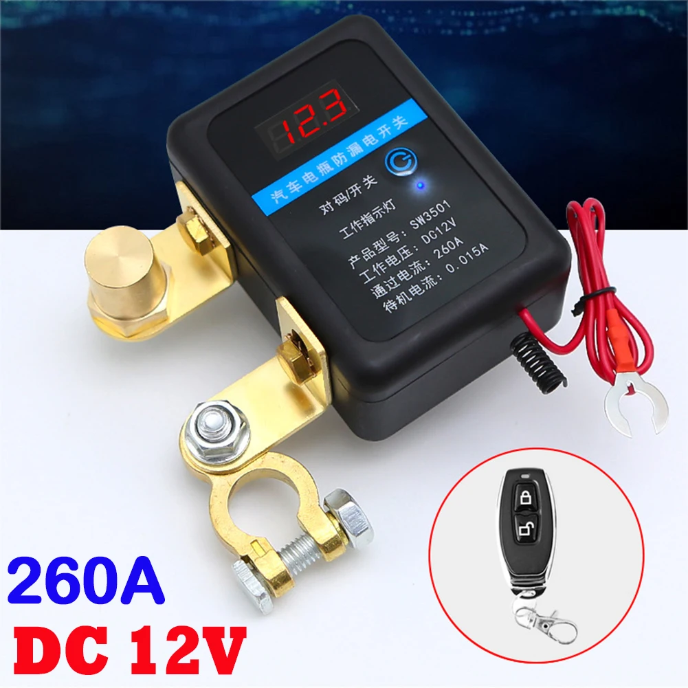 Interruptor Inalámbrico De Desconexión De Batería 12V Para Coche | Corte De Encendido | Universal