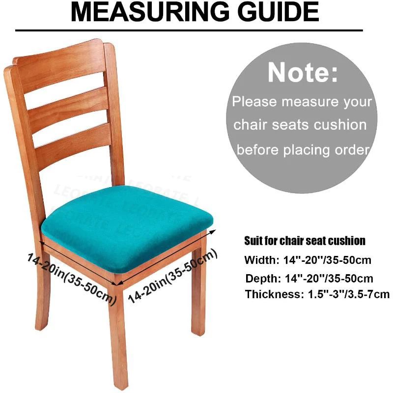 1/2/4/6 Pieces Velvet Fabric Super Soft Seat Cushion Covers Stretch Chair Cover Slipcovers For Hotel Banquet Dining Living Room 2