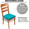 1/2/4/6 Pieces Velvet Fabric Super Soft Seat Cushion Covers Stretch Chair Cover Slipcovers For Hotel Banquet Dining Living Room 2