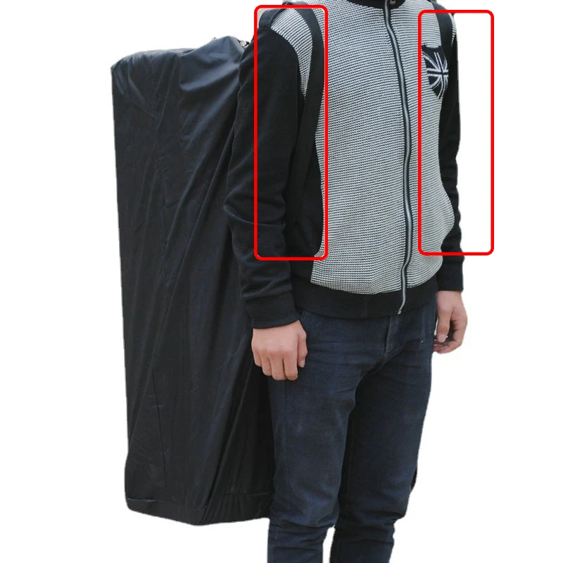 Borsa da viaggio per passeggino, coprisedile per aereo, borsa portaoggetti di grandi dimensioni, borsa per sedia pieghevole, borsa portaoggetti portatile per esterni 95*58CM - immagine 4