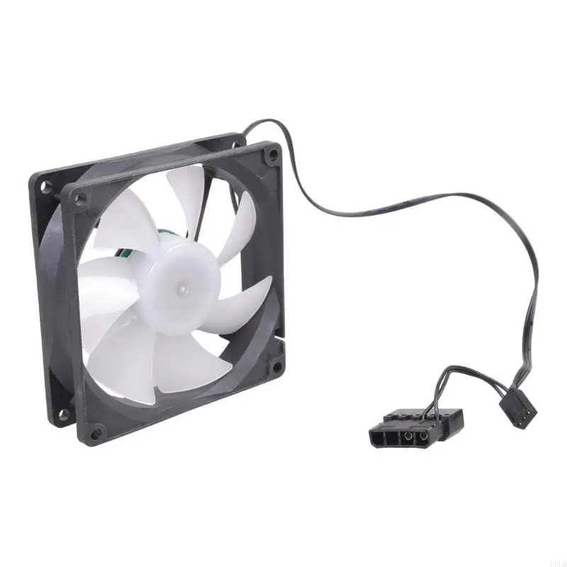 2025 새로운 1PC 9cm 9025 케이스 3 핀 냉각 F 용 멀티 컬러 무음 12 LED 라이트 컴퓨터