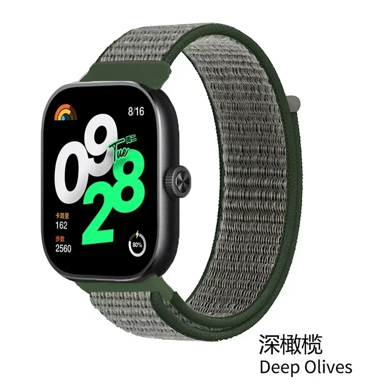 Breathable Nylon Loop Replaceable Smart Watch Strap