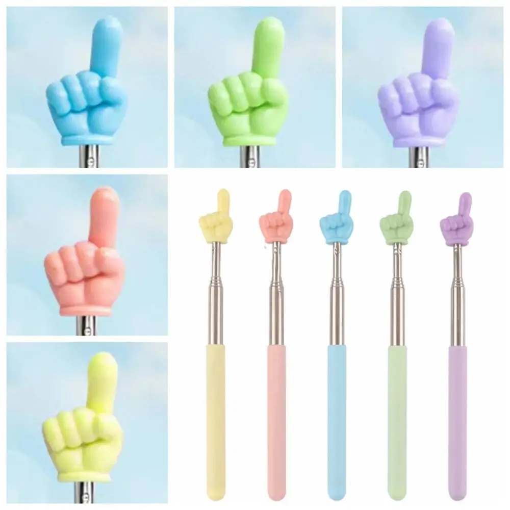 

Retractable Reading Guide Pointer Telescopic Anti-slip Teaching Pointer Stick Multi-functional Finger Shape