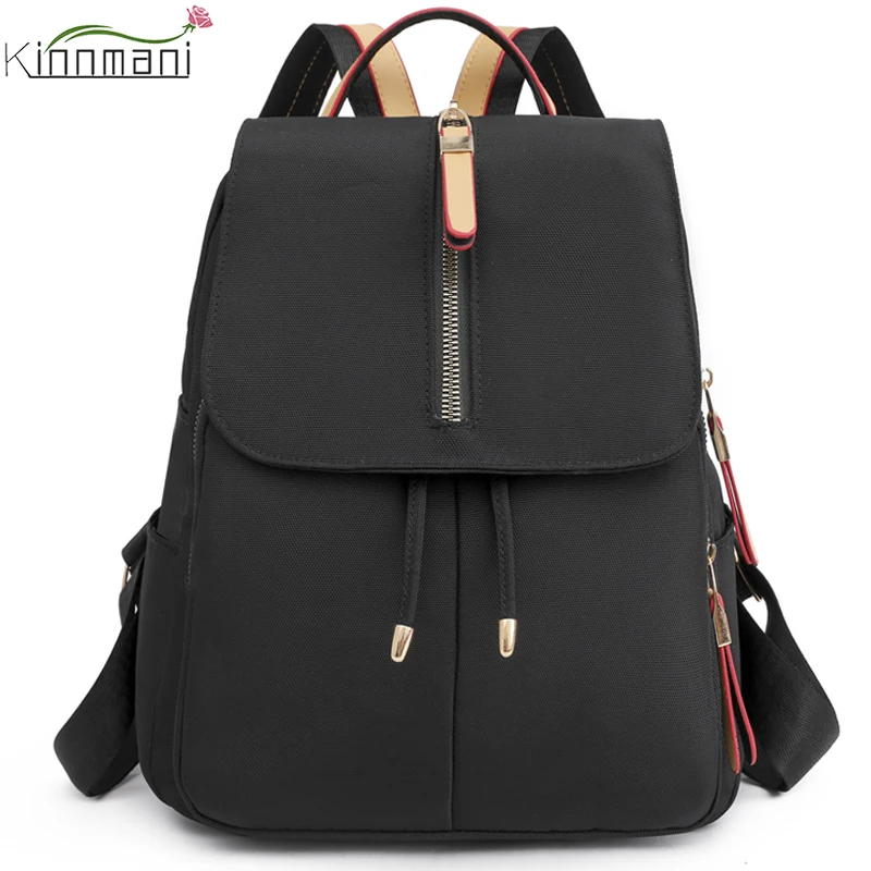 

Fashion Oxford Cloth Backpack Women's Casual Shoulder Bags New Designer Solid Color Travel Student Large Capacity Girl Backpacks