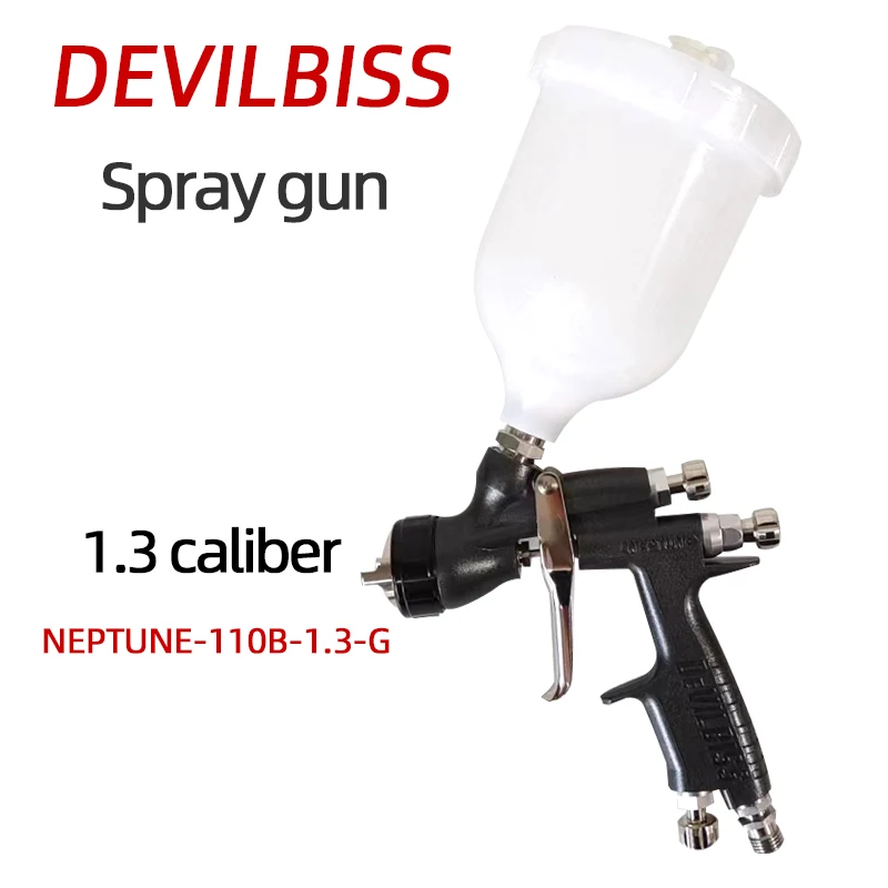 

Original Authentic Japanese DEVLBIS Neptune Spray Gun Automotive Color Paint Varnish On The Can 600Ml 1.3MM Nozzle