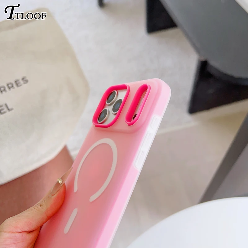 Magnetic Phone Case with Crossbody Strap and Lanyard - Magsafe Soft Cover