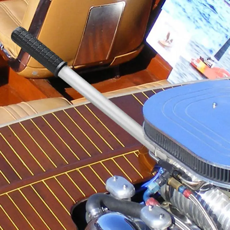 Tiller Handle Extension for Outboard Flexible Operating Handle Outboard Tiller Extension Non-slip Grip Handle Extender Outboard