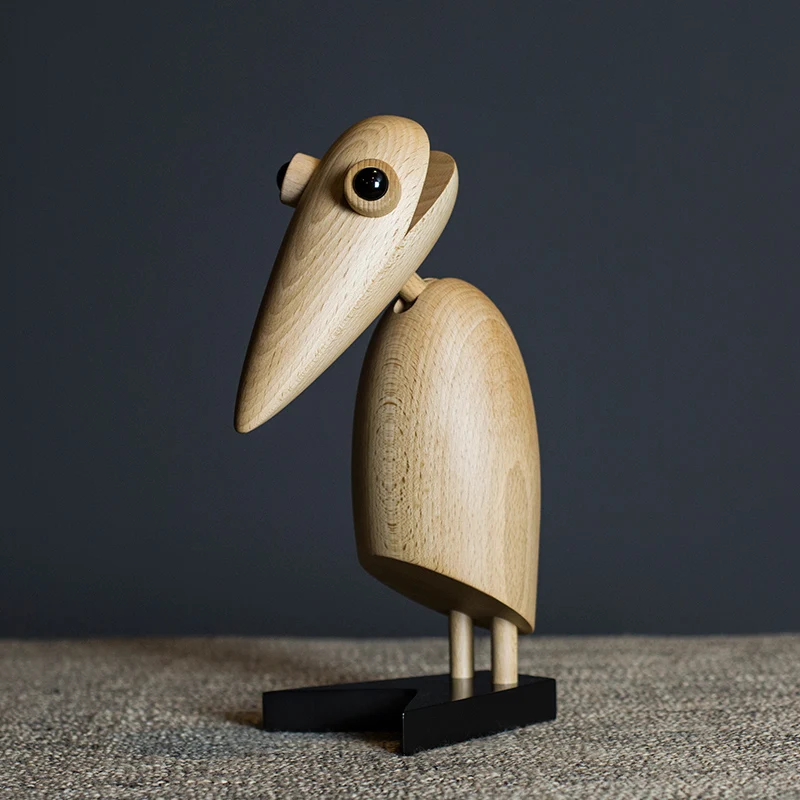 Woodpecker Ornaments Danimarca Woody Creative Office Desktop Name Card Clip Burattino A Mano