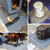 Camping Fireproof Grill Mat Cloth Flame Retardant Heat Insulation Pad Fire Pit Ember Mat Blanket for Outdoor Picnic Barbecue 6