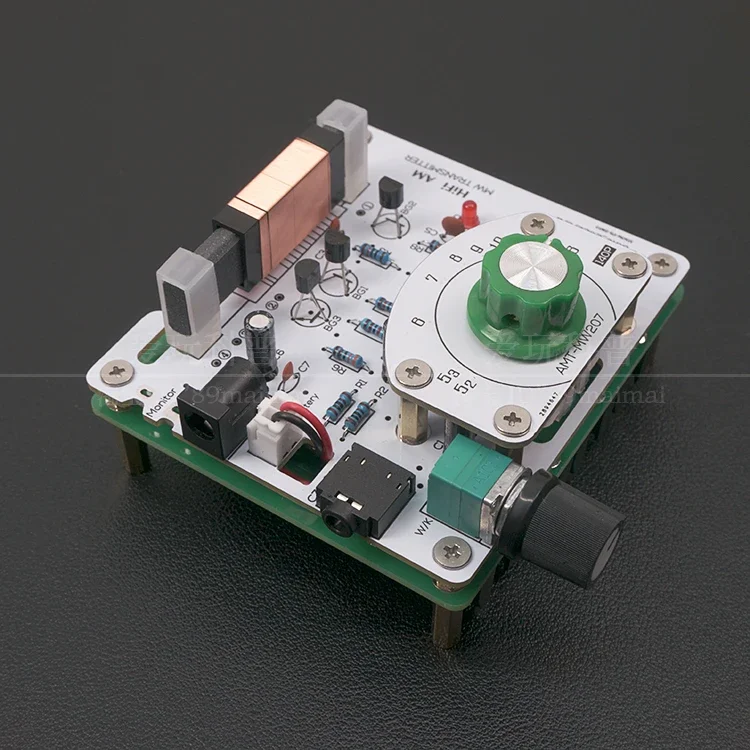 50M QRP AM 送信機キット 出力100mW【？】 Amazon | AM 送信機キット調整可能な 530 ～ 1600KHZ 中波送信機