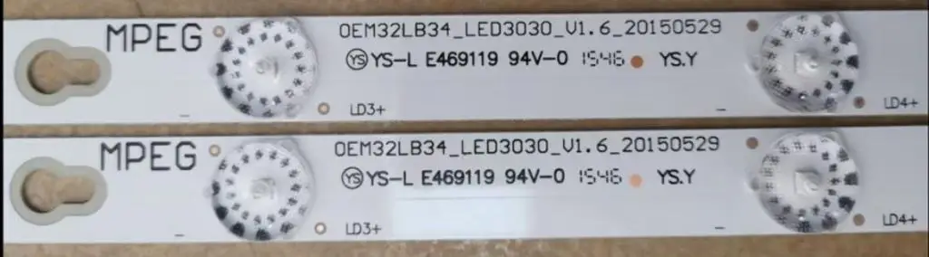 0 EM32LB34 _ LED3030 V1.6 20150529 7 LEDLİ 55 CM 6V | Электронные компоненты и принадлежности