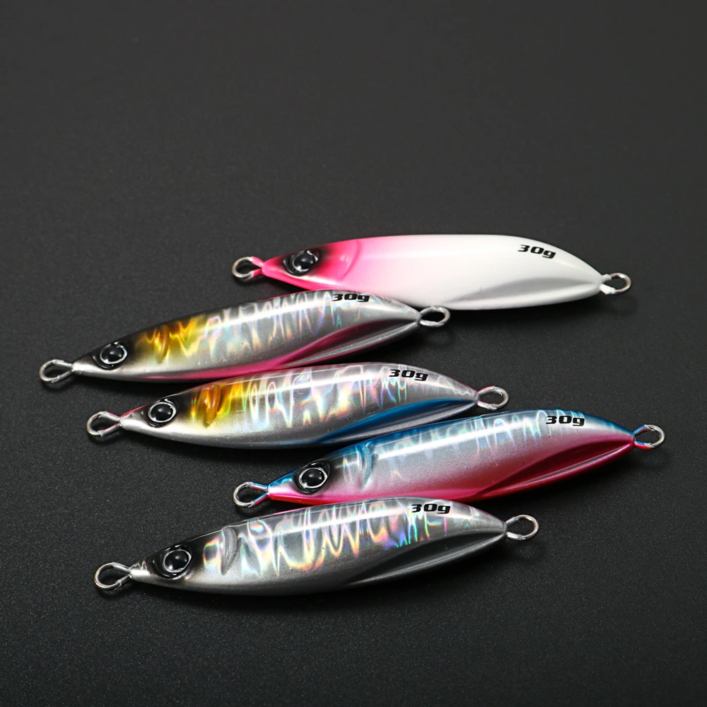 JIGGING PRO Ko Zakana SL Metall Jig 20g 30g 40g 60g Micro Super Licht Jigging Köder Lange Casting Löffel Shore Langsam Jigging Köder – Detail 8