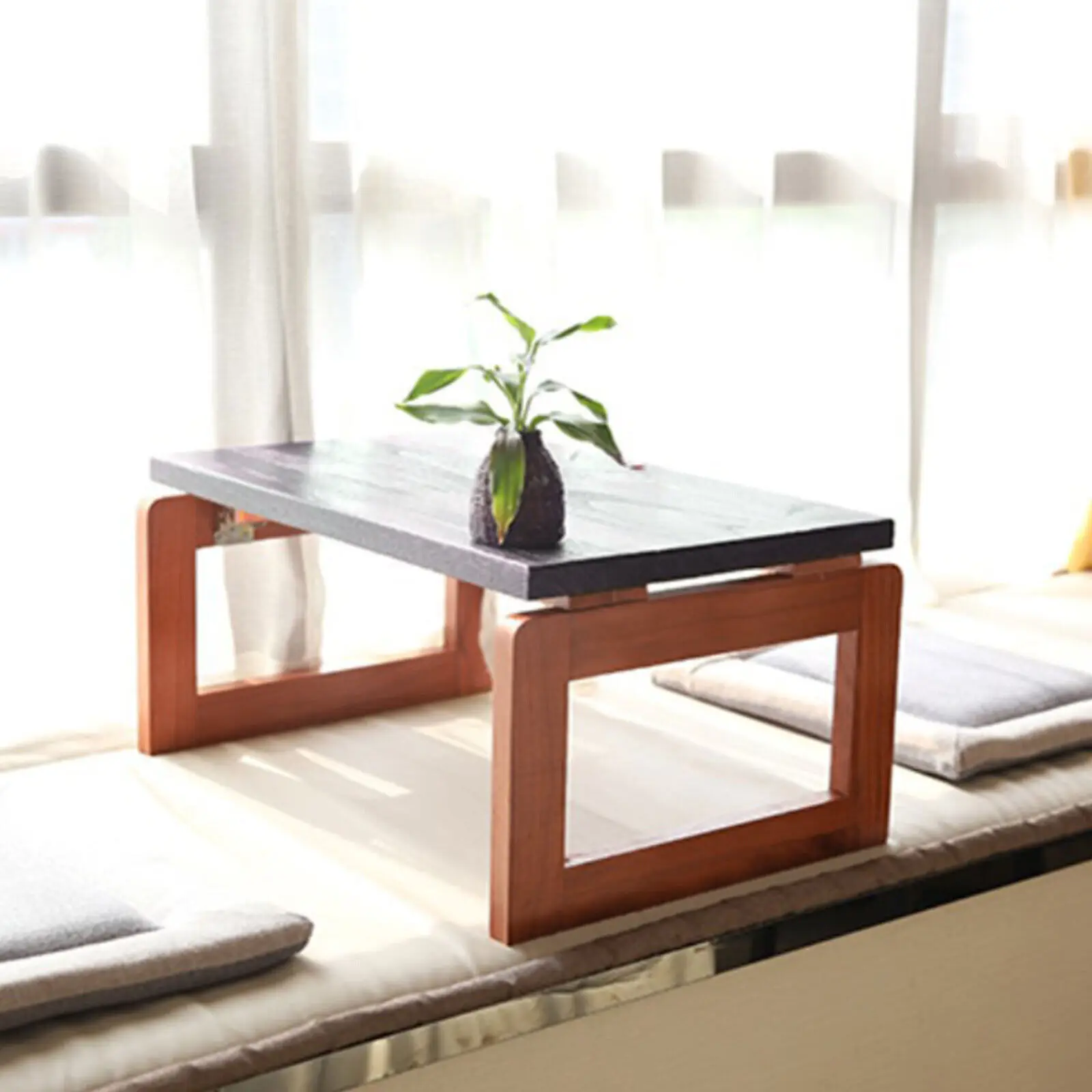 Flodable Wooden Folding Coffee Table Laptop Low Tea Table Tea Picnic Table 3
