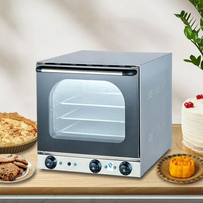 ETA-4A/4AE Full perspective hot air circulation Electric oven Commercial spray type Large baking box use for making bread cake p 5