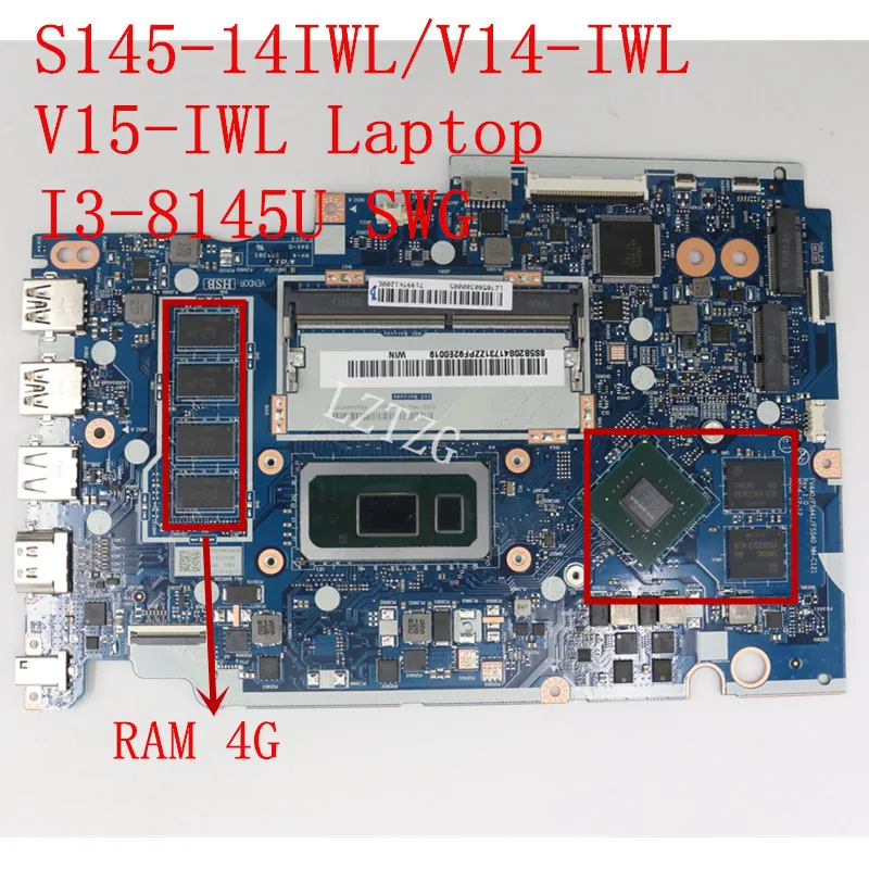 

Motherboard For Lenovo ideapad S145-15IWL/V15-IWL Laptop Mainboard CPU I3-8145U MX110 2G RAM 0G/4G FRU 5B20S41731 5B20S41737