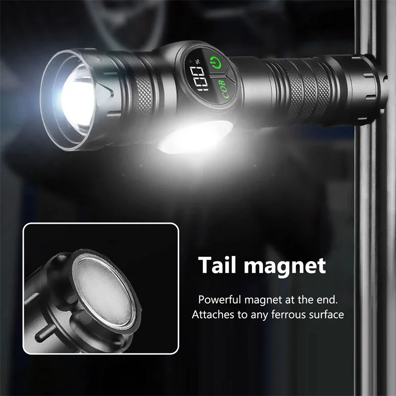 Rechargeable Magnetic LED Flashlight 5