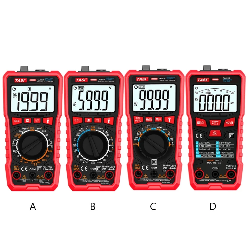 

Multimeter Current Ammeter Voltmeter Tester Digital LCD Detector