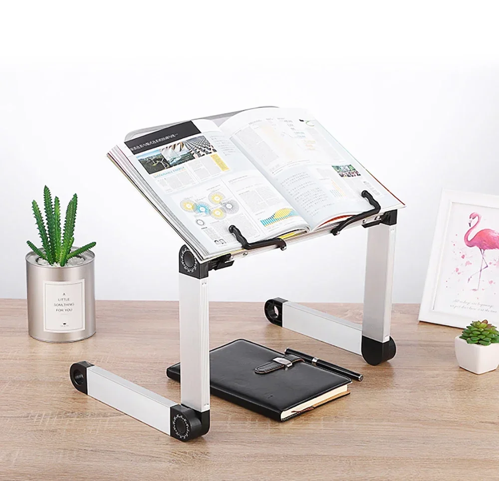 책 조절식 책장 지지대, 독서도 스탠드 요리책, 접이식 거치대 정리함, 360 PC