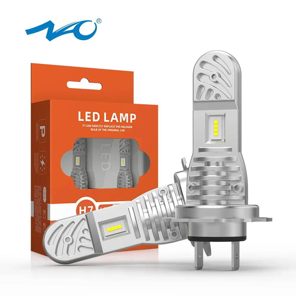 2023 Upgraded H7 Led Headlight Bulbs, 1:1 Mini Size H7