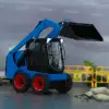 1/14 Scale RC Hydraulic Skid Steer Loader SM450 RTR Metal Wheeled Car Construction Vehicle Model RC Toys Gifts THZH2015 1