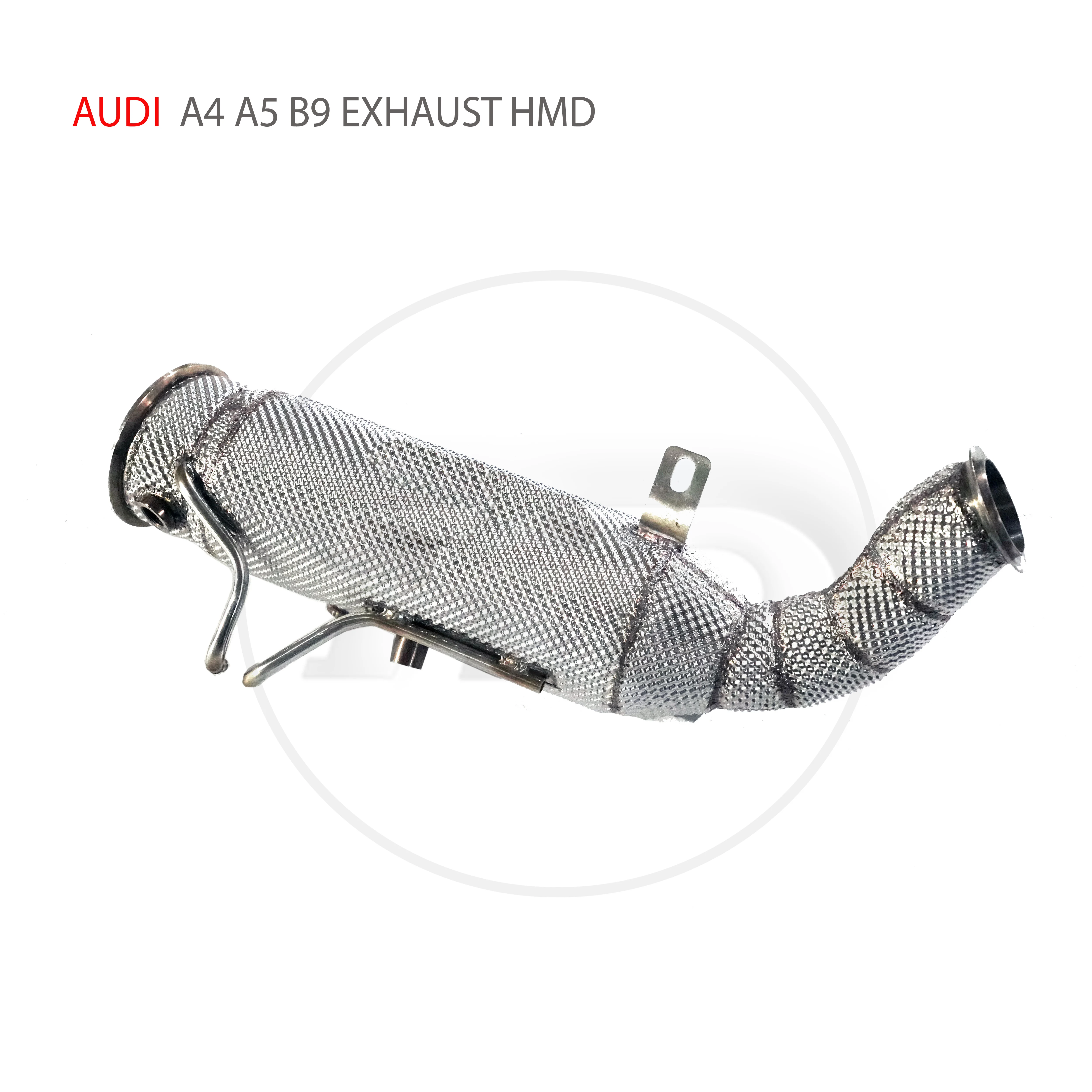

HMD Stainless Steel Exhaust System High Flow Performance Downpipe For Audi A4 A5 B9