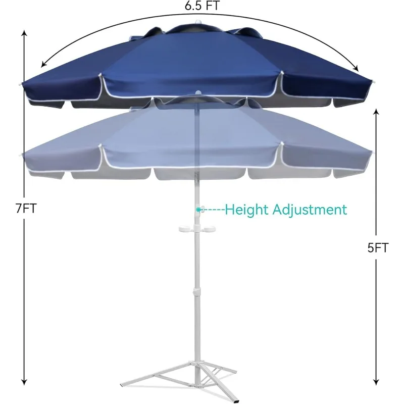 Shade Umbrella, Premium Portable Umbrella with Stand, Sports Umbrella for Sporting Games, Adjustable Instant Sun Protection 6