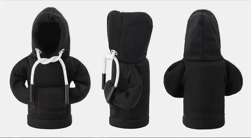 Kleines Schaltgriff-Set, Griff-Set, Auto mit manuellem Schalthebel, automatisches Schalt-Set, Winter-Autohebel-Set, Kapuzenpullover, niedliche Auto-Dekoration – Detail 2