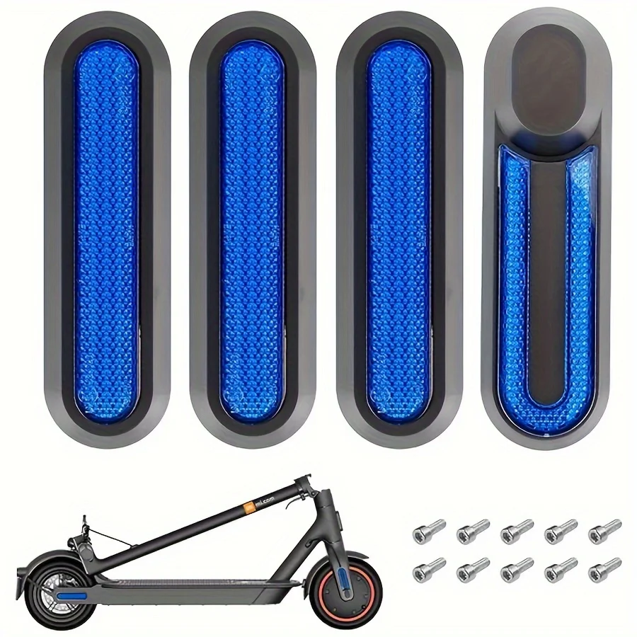Rear Wheel Cover 4pcs/set Reverse Smooth Car Rear Wheel Cover with Screws Rear Wheel Protective Decorative Shell Compatible with M365/PRO/PRO2