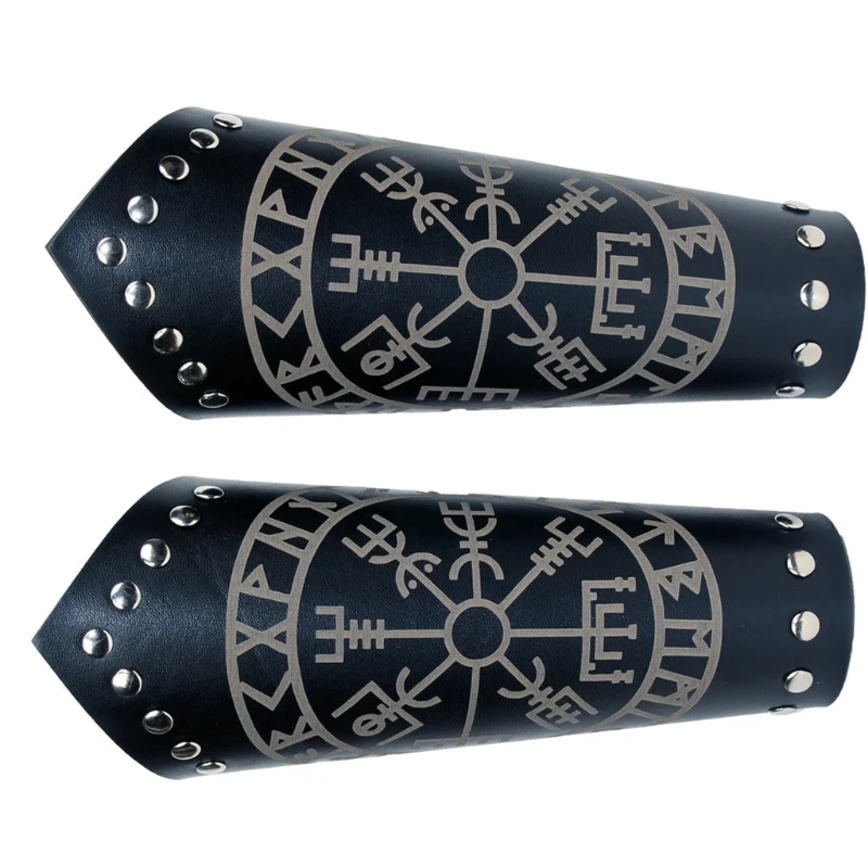 Men Bracer Wristband for Photoshoots Stage Embossed Gauntlet Gauntlet Cosplay drop shipping