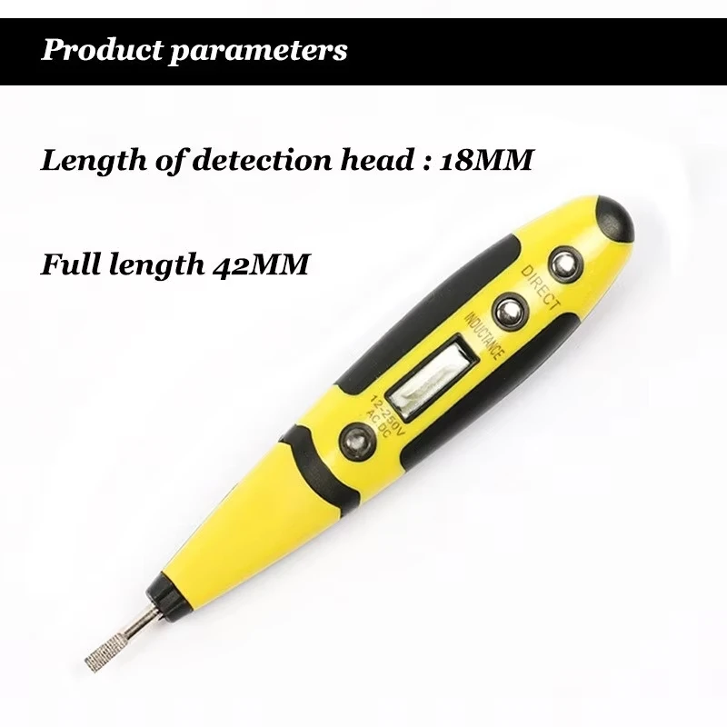 Digital Voltage Detector Pen with LCD Display