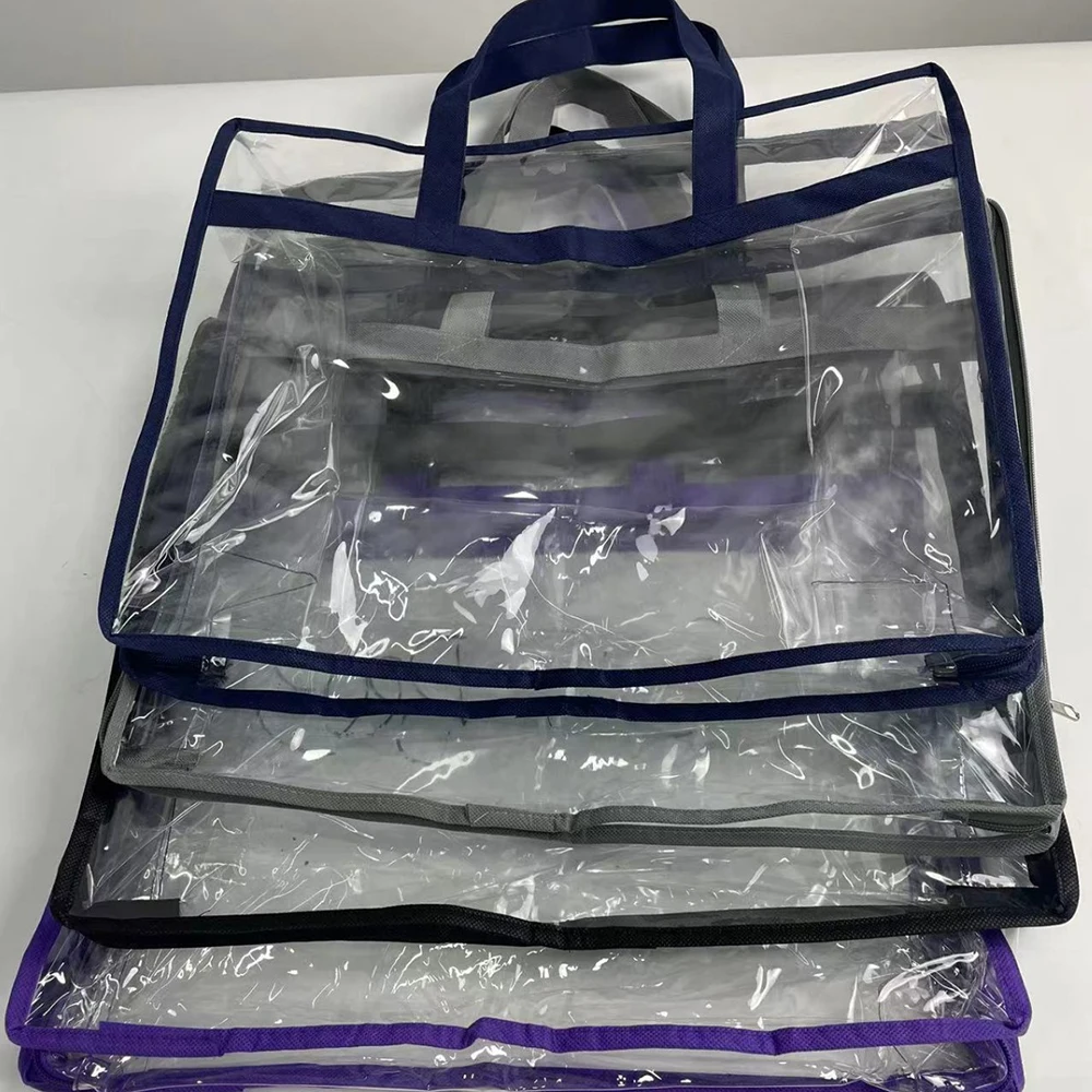 Transparent Storage Bag Thickened Pvc Portable Folding Toy Clothing Storage Bag Waterproof Dustproof Pillow Quilt Storage Bags 6