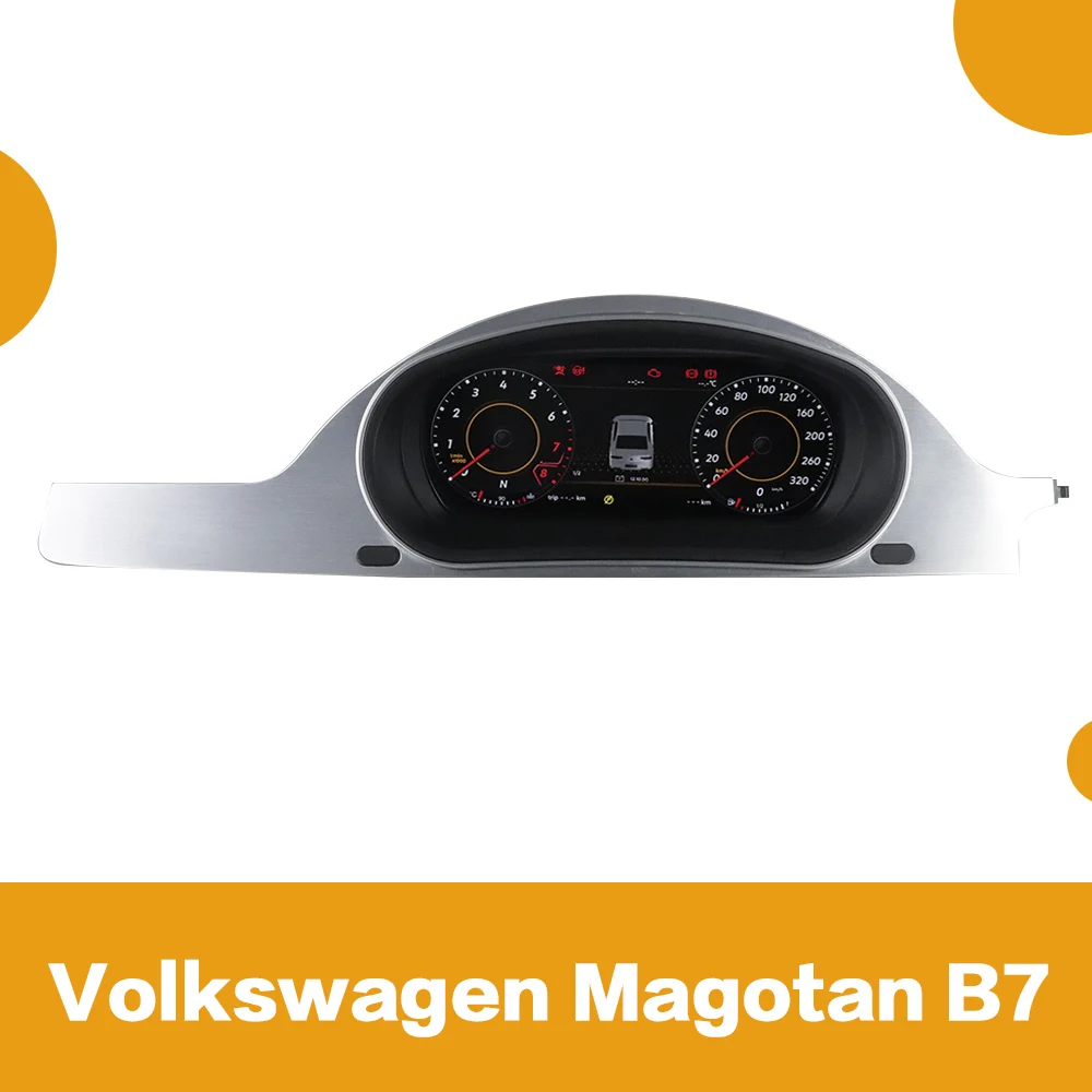 

Car Digital Dashboard For Volkswagen VW Magotan B7 Panel Virtual Instrument Cluster CockPit LCD Speedometer Screen
