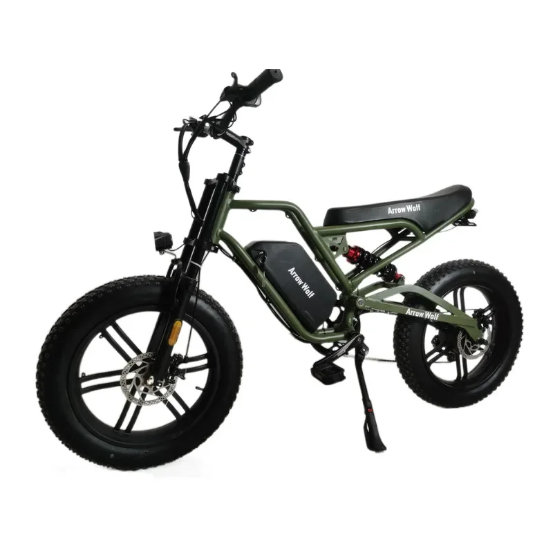 Snow off-road electric moped Off-road snow electric bicycle Snow bicycle trailer bracket