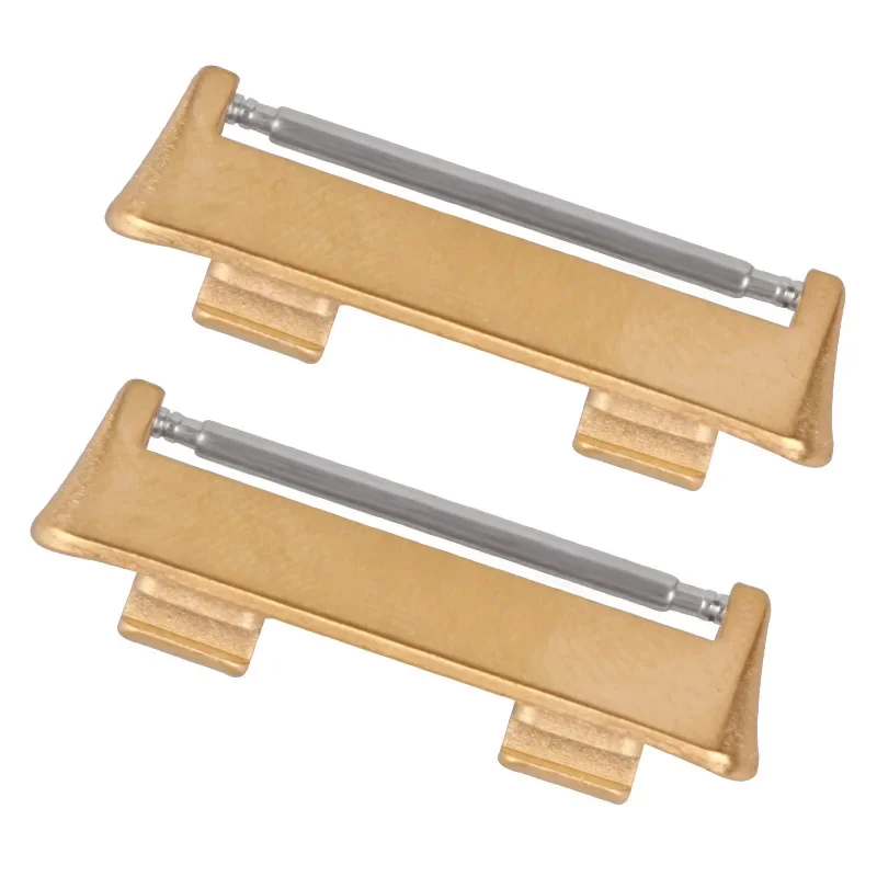 Premium Metal Watch Band Adapters - Set of 2, High-Quality Connector Accessories