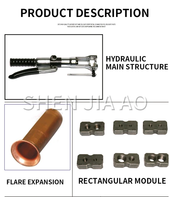 Kit d'outils d'extension d'étirement de tuyau d'accès hydraulique, tige de  1 à 5/8 à 4 à 1/4, 10 tonnes - AliExpress
