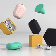 

Polyhedron Silicone Case For Airpods Pro Case Wireless Bluetooth for apple airpods pro Case Earphone Case For AirPods 3 Fundas
