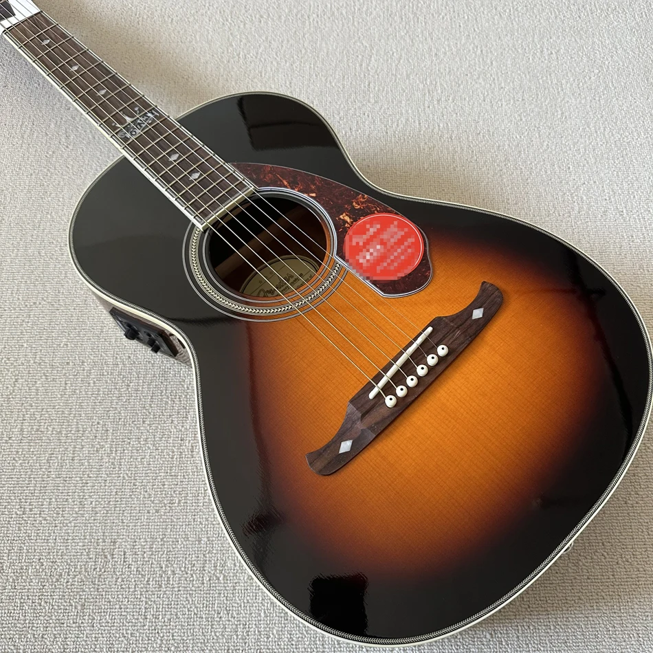 

Custom shop, Made in China, 38-inch folk acoustic guitar, Rosewood Fingerboard, free delivery