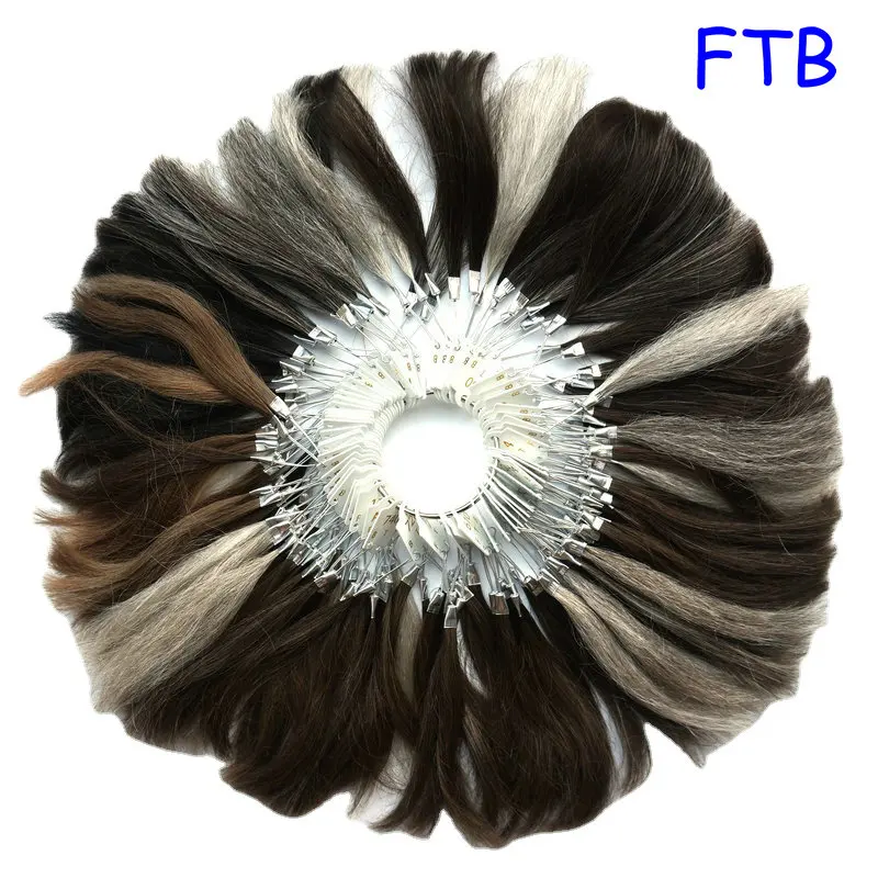Hstonir Human Hair Color Ring New Image Standared Order Tool For Hair Wig Toupee System Replacement T001