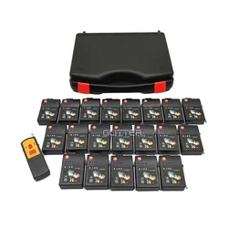 Controle Remoto AAA Bateria Tipo Máquina De Fogo, Receptor De Conexão De Palco De Casamento, 10 Canais, 20 Canais