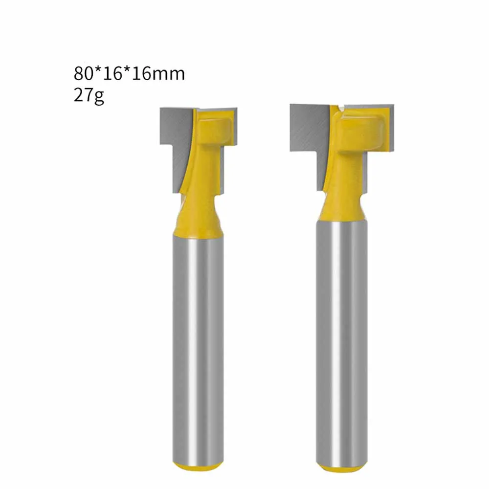 

2-Piece Set Of Woodworking Lock Hole Cutters, Slot , Photo Frame , Carving , T-Shaped , Screw Milling , Hanging