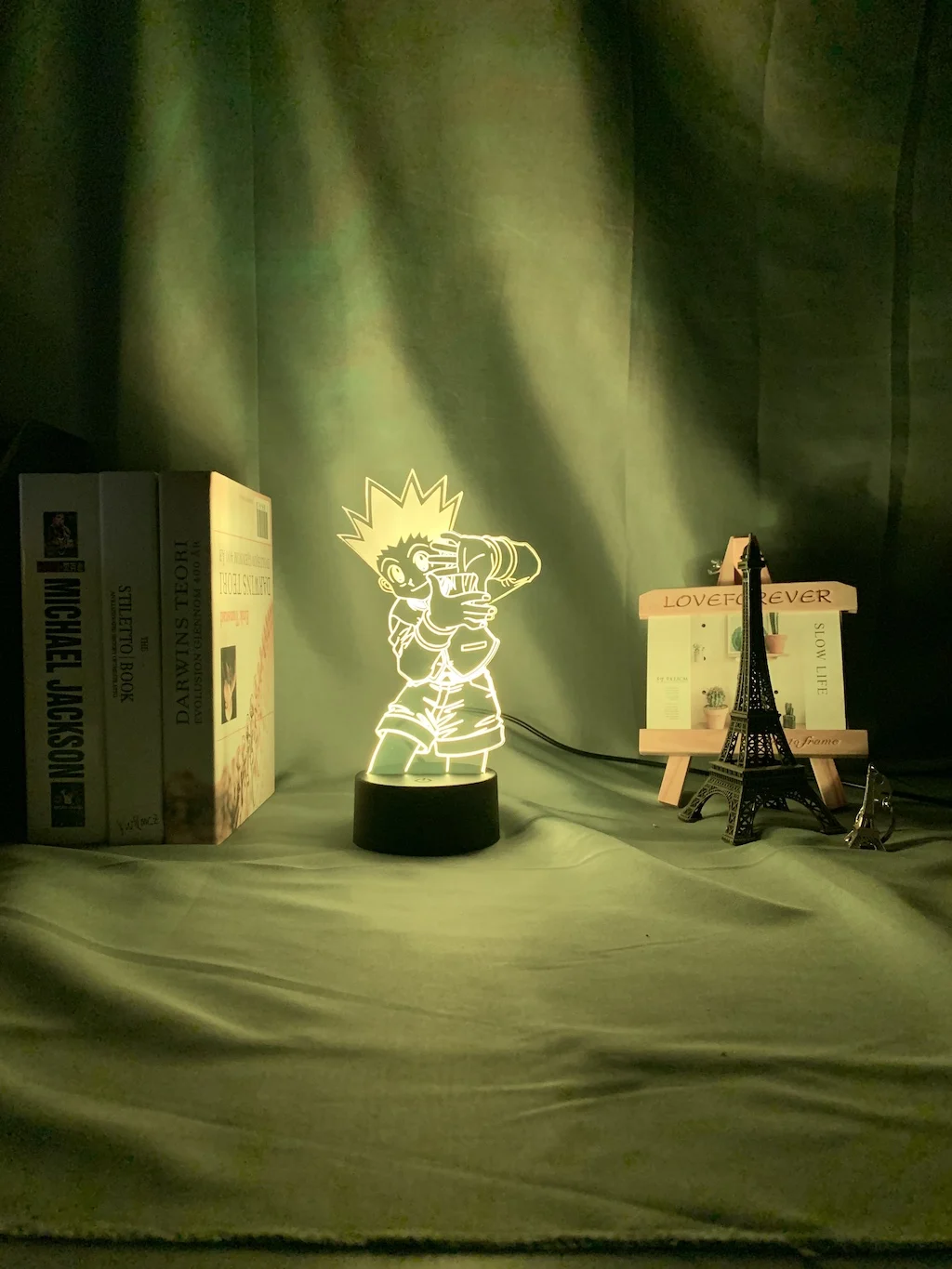 Lâmpada de Mesa Ataque em Titã para Casa Decoração do Quarto Acrílico Anime Legal Criança Presente Manga Aot Noite Ataque no Titã 3d Luz 7 Home & Garden